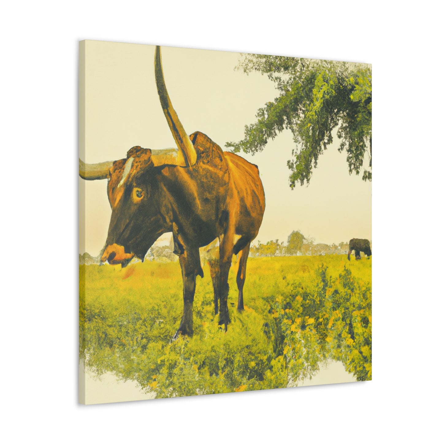 Lone Star Longhorns - Canvas