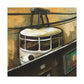 "Cable Car Dreamscape" - Canvas