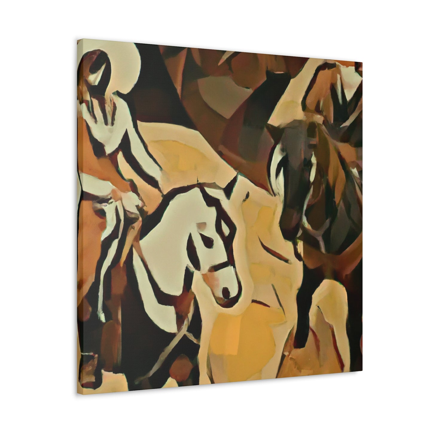 "Cattle Drive in Motion" - Canvas