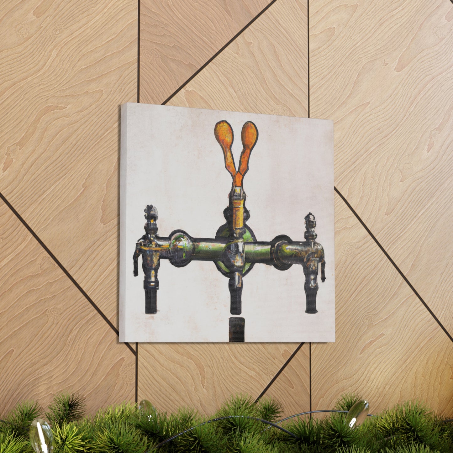 "Taps and Turtles Rococo" - Canvas