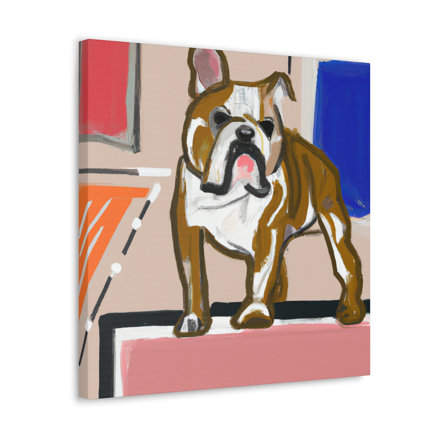 "Bulldog's Tenacity Paint." - Canvas