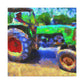 Tractor in Impressionism - Canvas