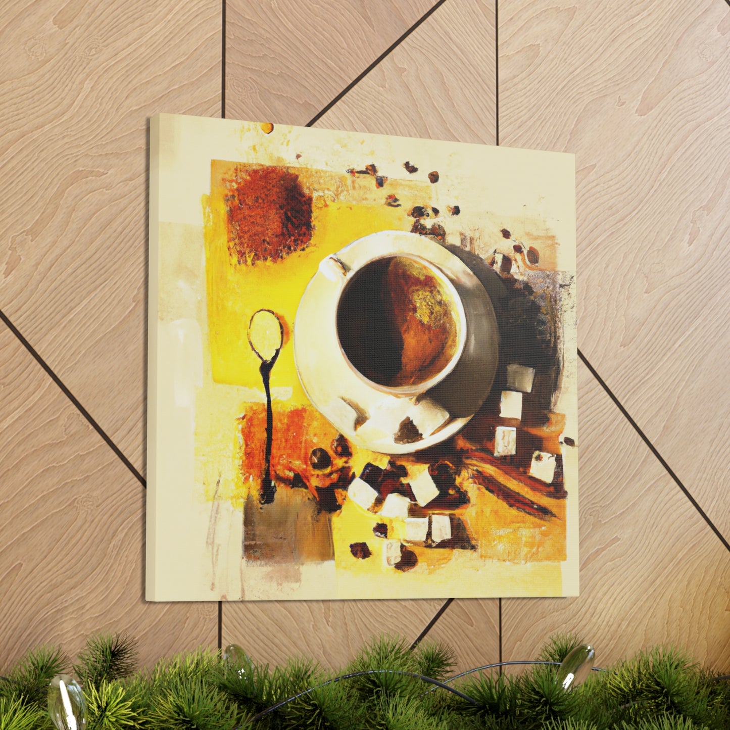 Coffee Time Reflection - Canvas