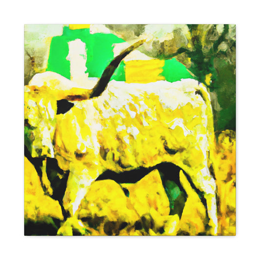 "Texas Longhorn Majesty" - Canvas