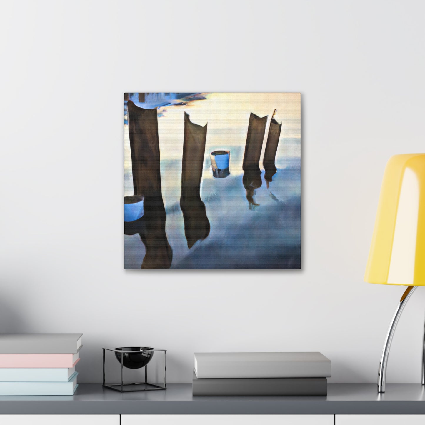 Seawall of Reflection - Canvas