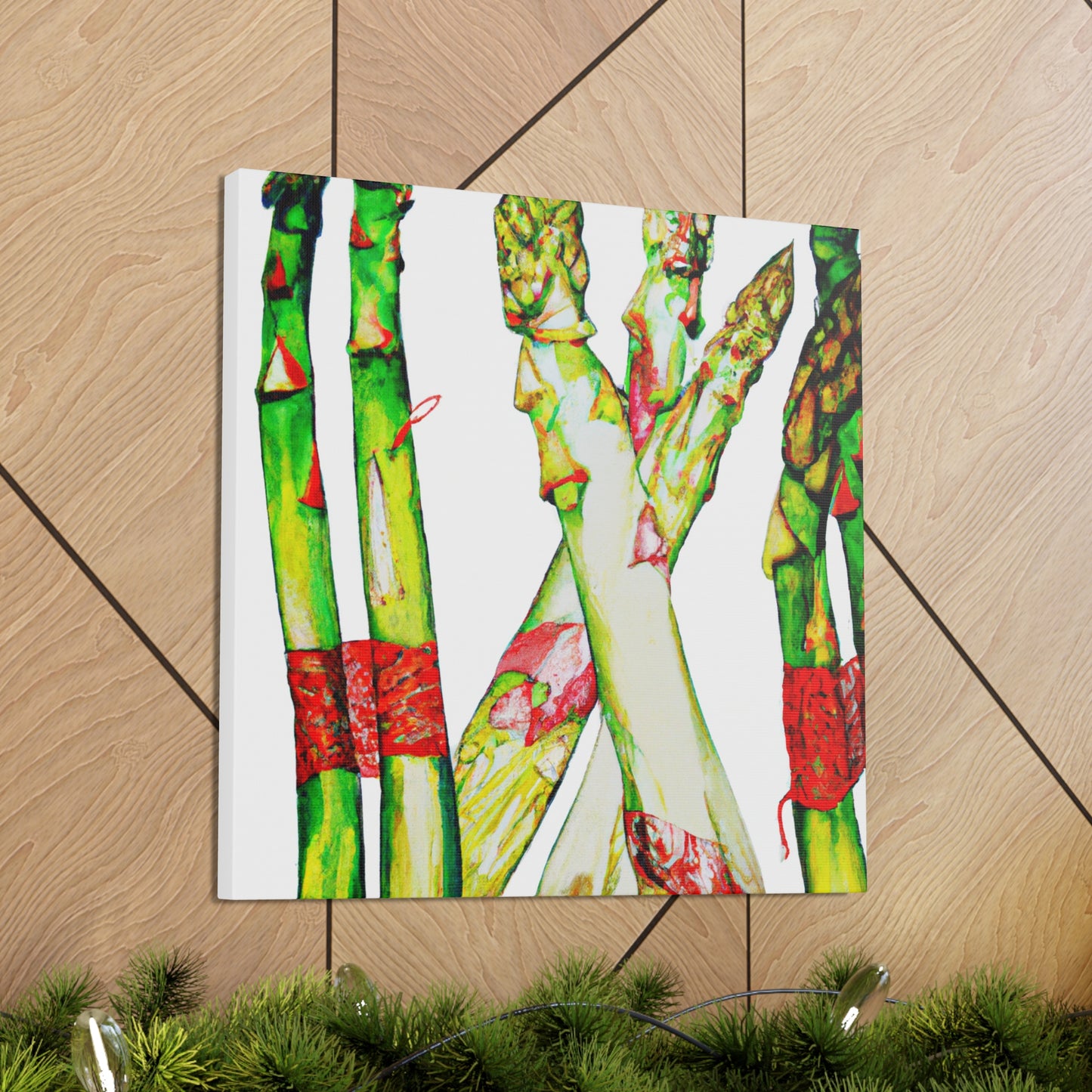 "Spring Asparagus Bouquet" - Canvas