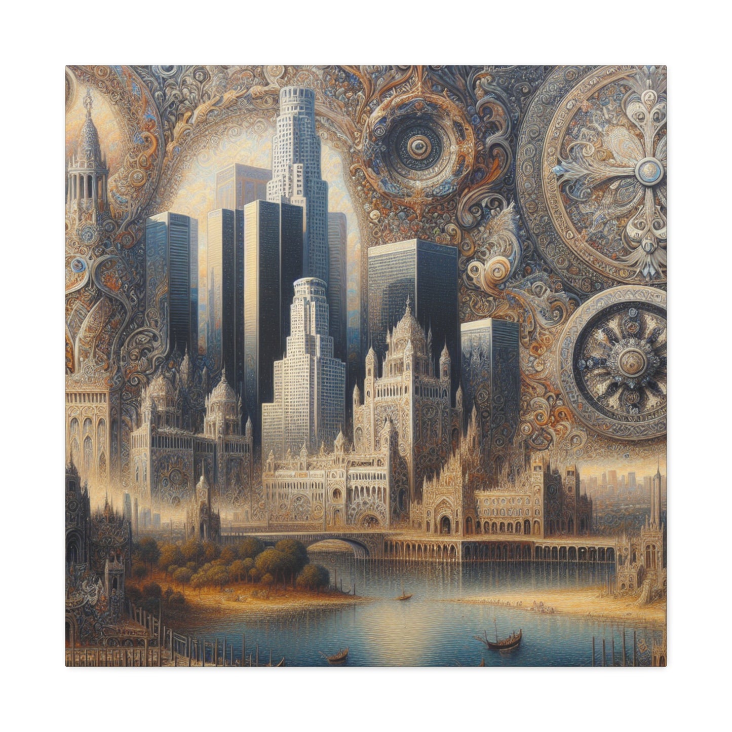 City of Golden Dreams - Canvas