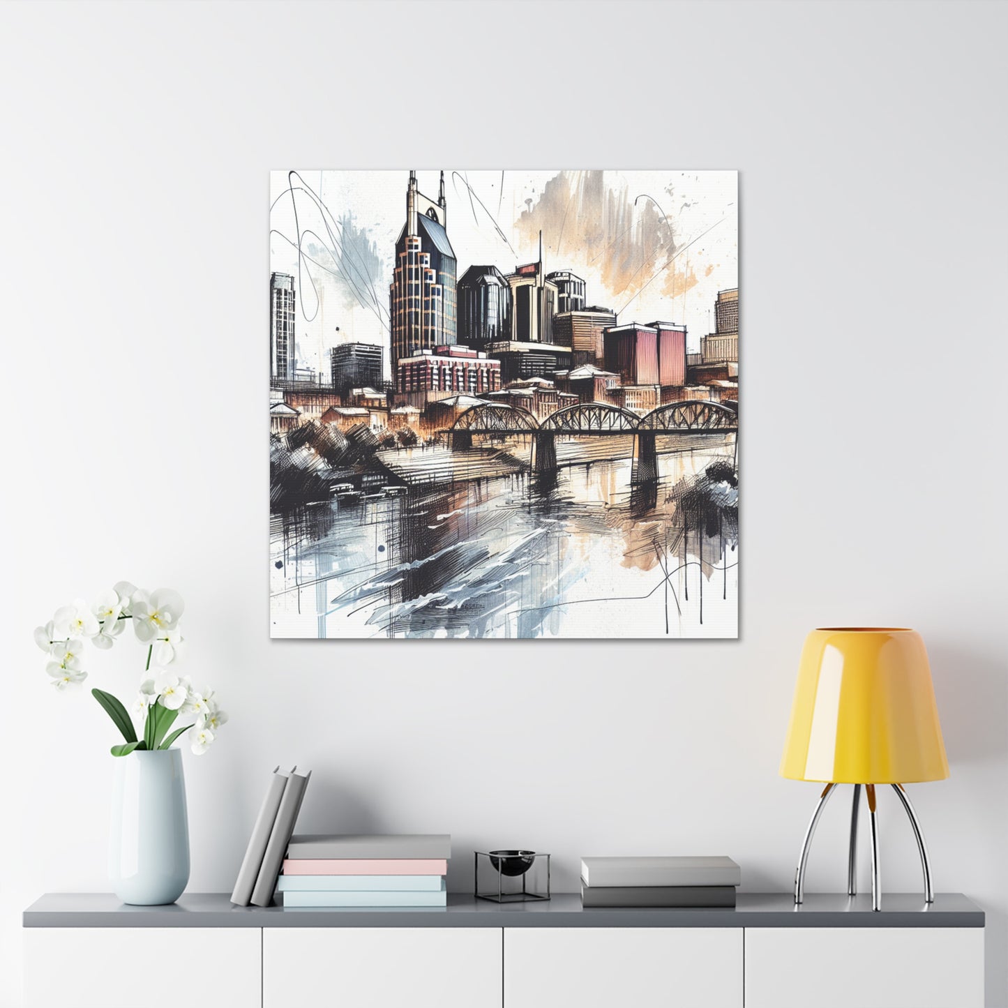 "Melodic Urban Rhapsody" - Canvas