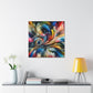 Whirling Colors Embrace - Canvas