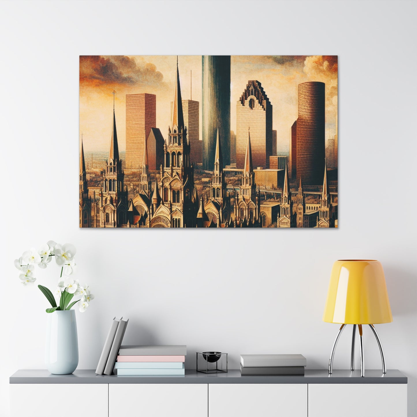 "Texan Urban Renaissance Splendor" - Canvas