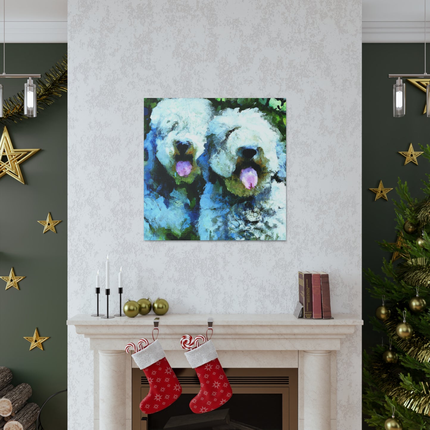 Old English Sheepdog Beauty - Canvas