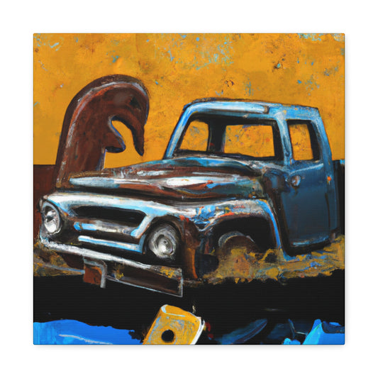 "Old Pickup Dreamscape" - Canvas