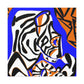 Tiger Roaring Triumphantly - Canvas