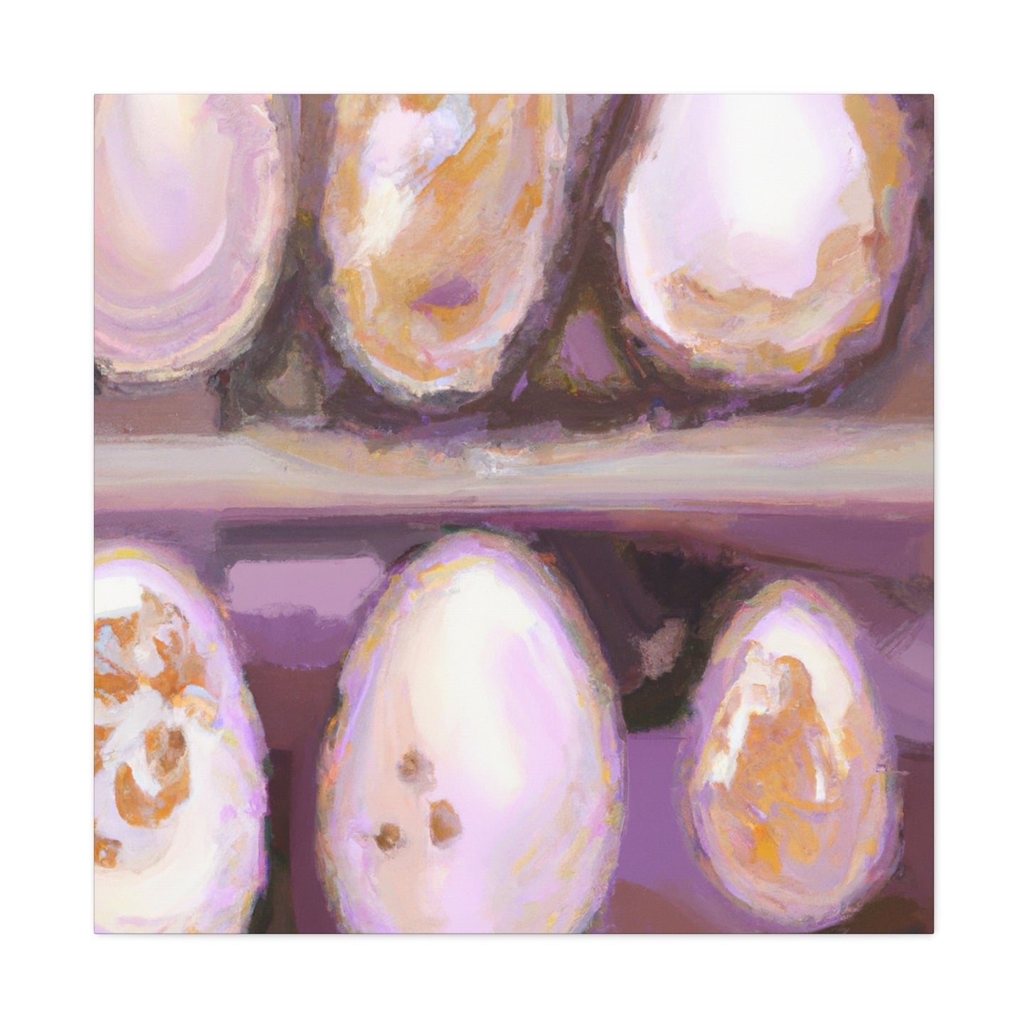 Eggs in Impressionism - Canvas