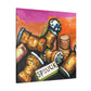 "Corking Steampunk Bruiser" - Canvas