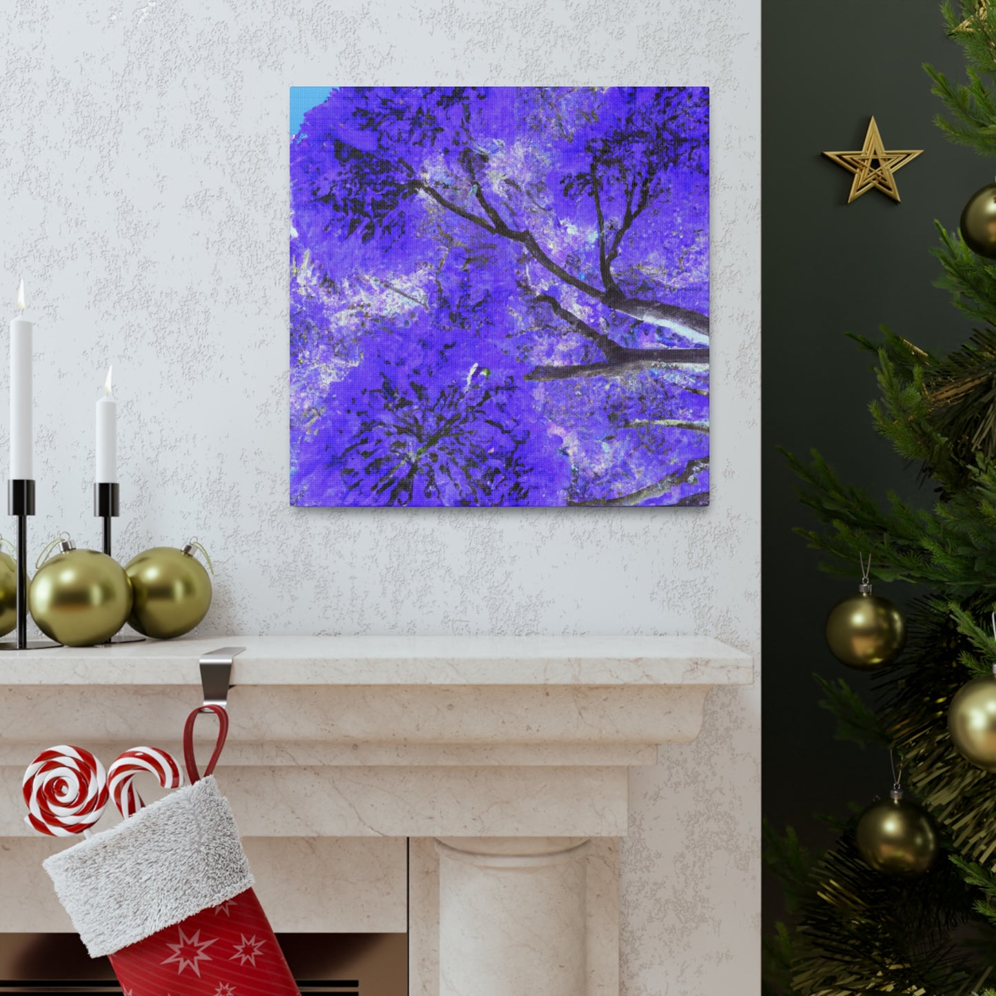 Jacaranda Deco Dreaming - Canvas