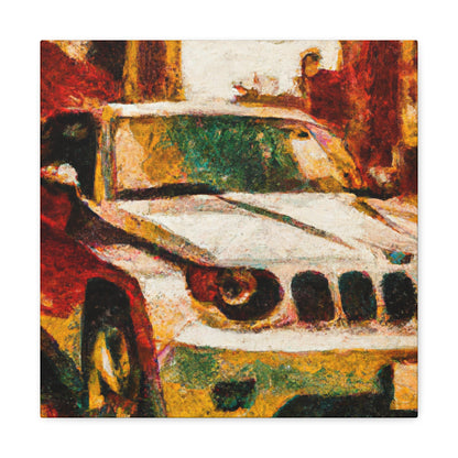 "Cars in Motion Painting" - Canvas