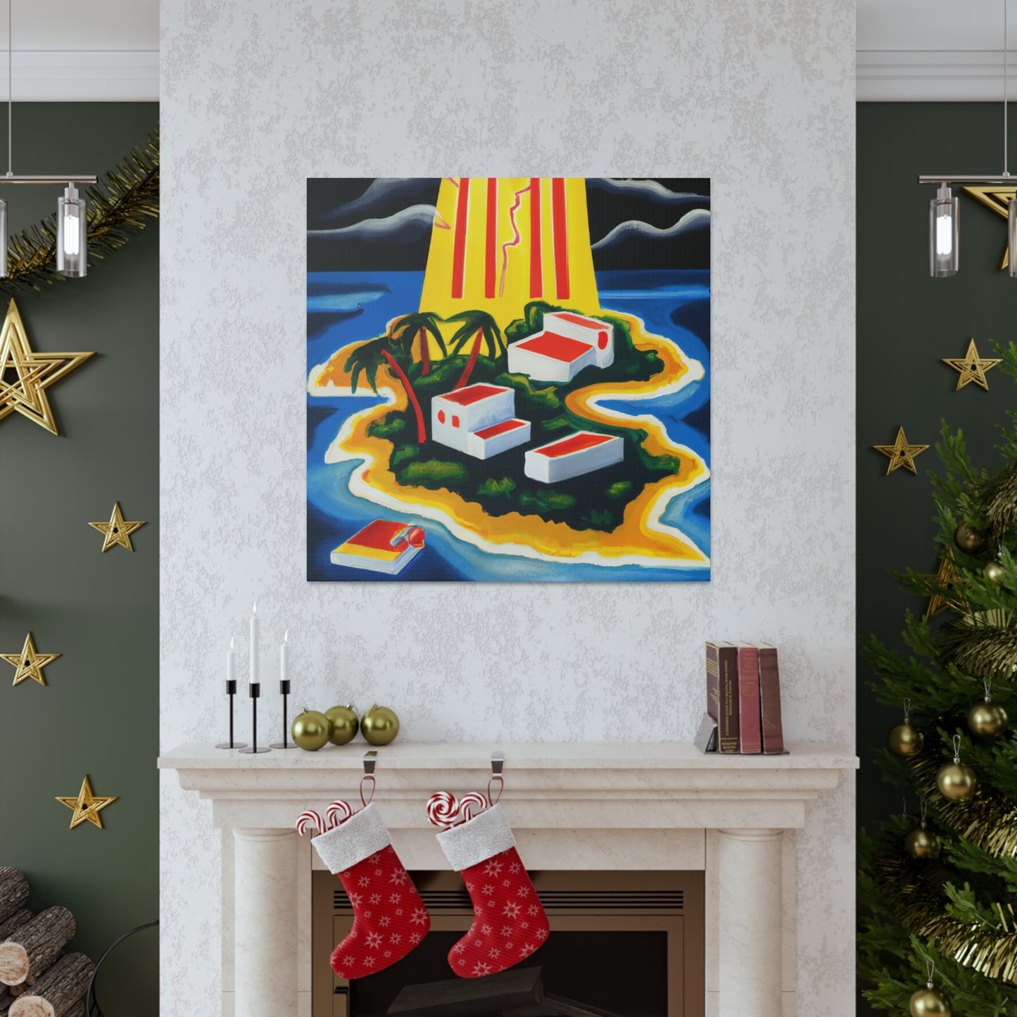 Island Paradise Deco - Canvas