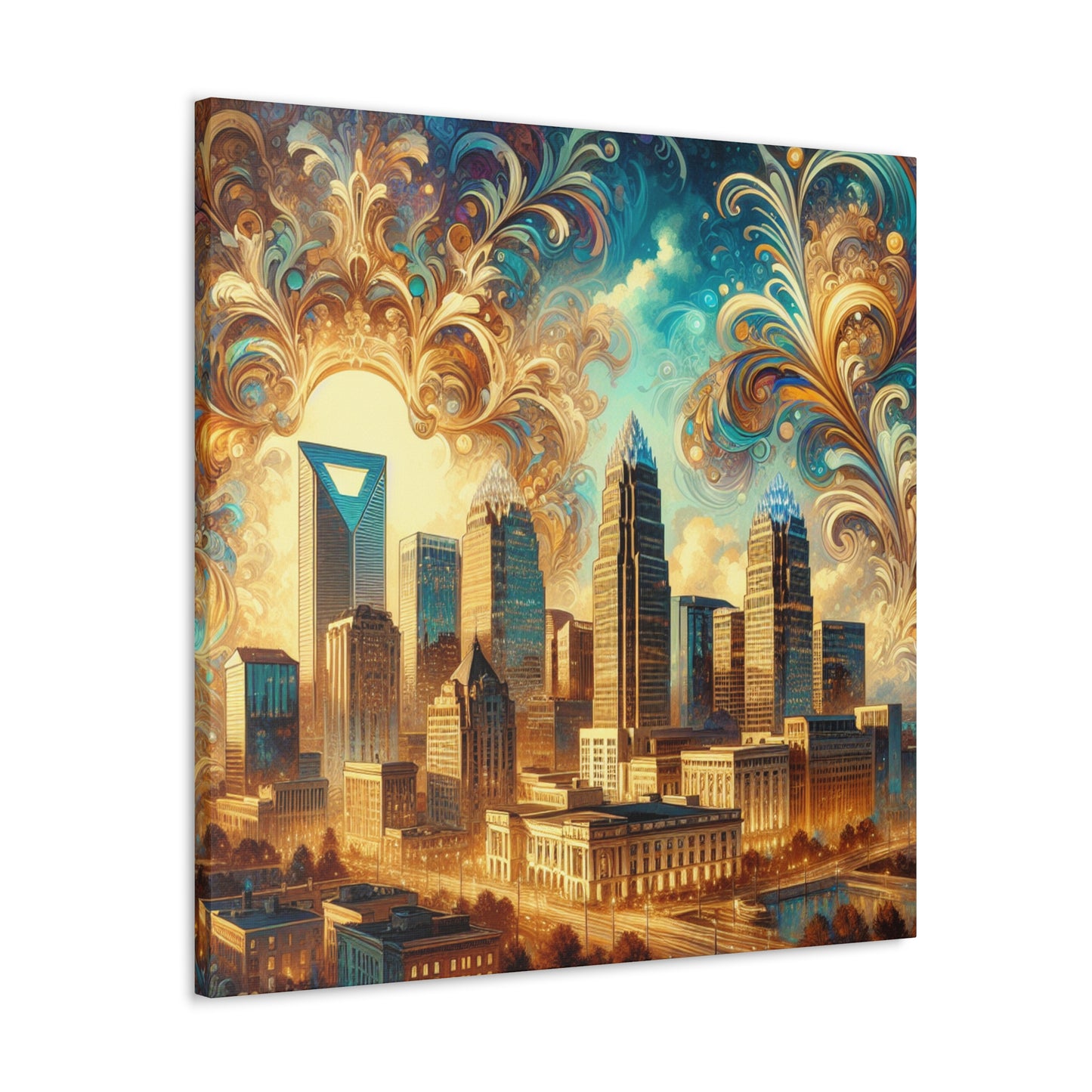 "Charlotte's Opulent Southern Charm" - Canvas