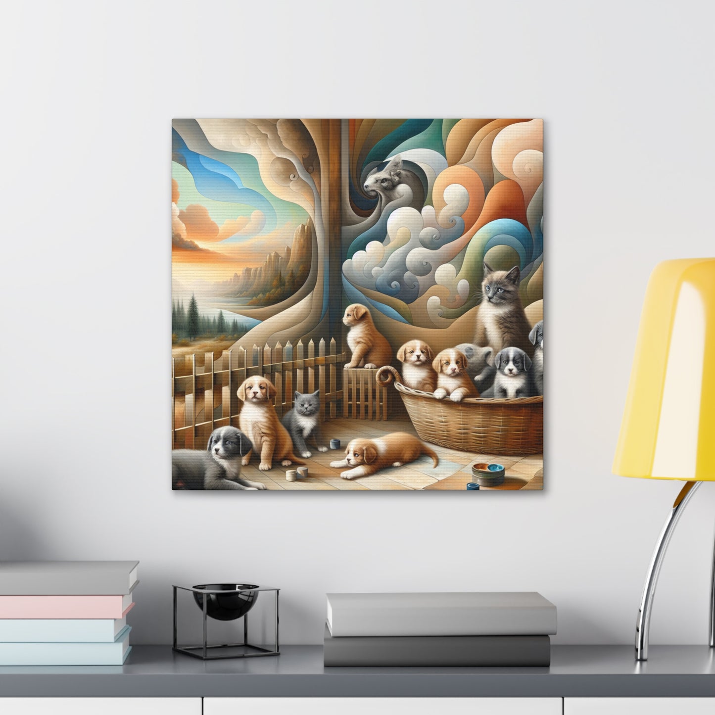 Whimsical Dreamscape Serenade - Canvas