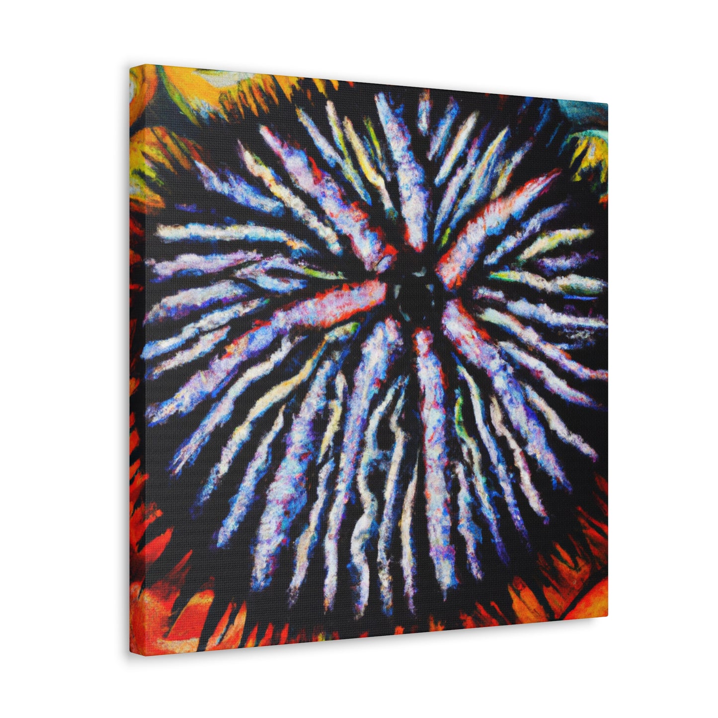 Sea Urchin Impasto - Canvas