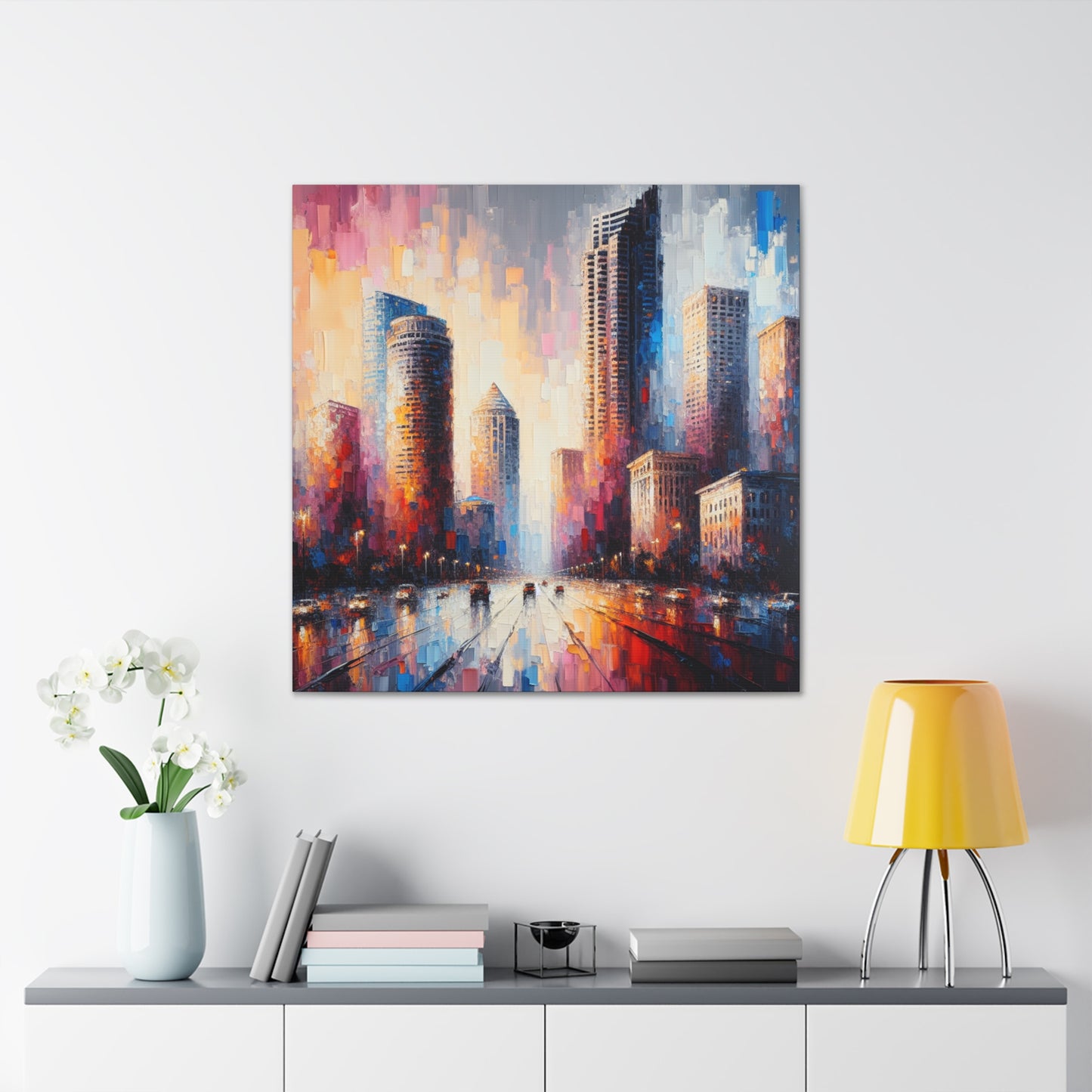 Sunset Rhapsody in Tampa - Canvas