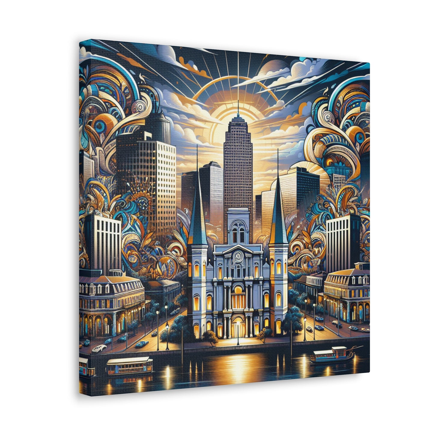 Jazzed City Revelry - Canvas