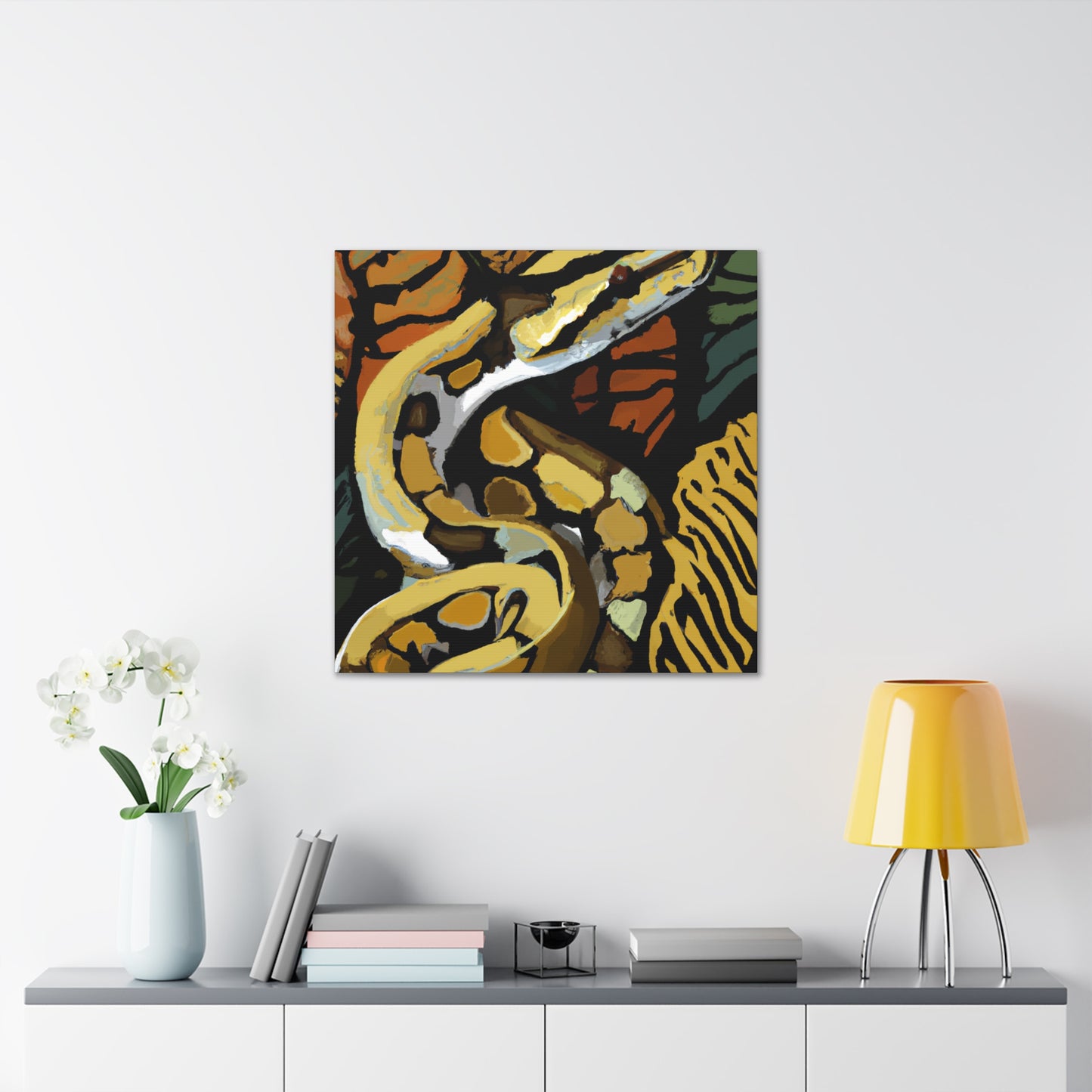 "Ball Python Conundrum" - Canvas