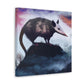 Opossum in the Fields - Canvas