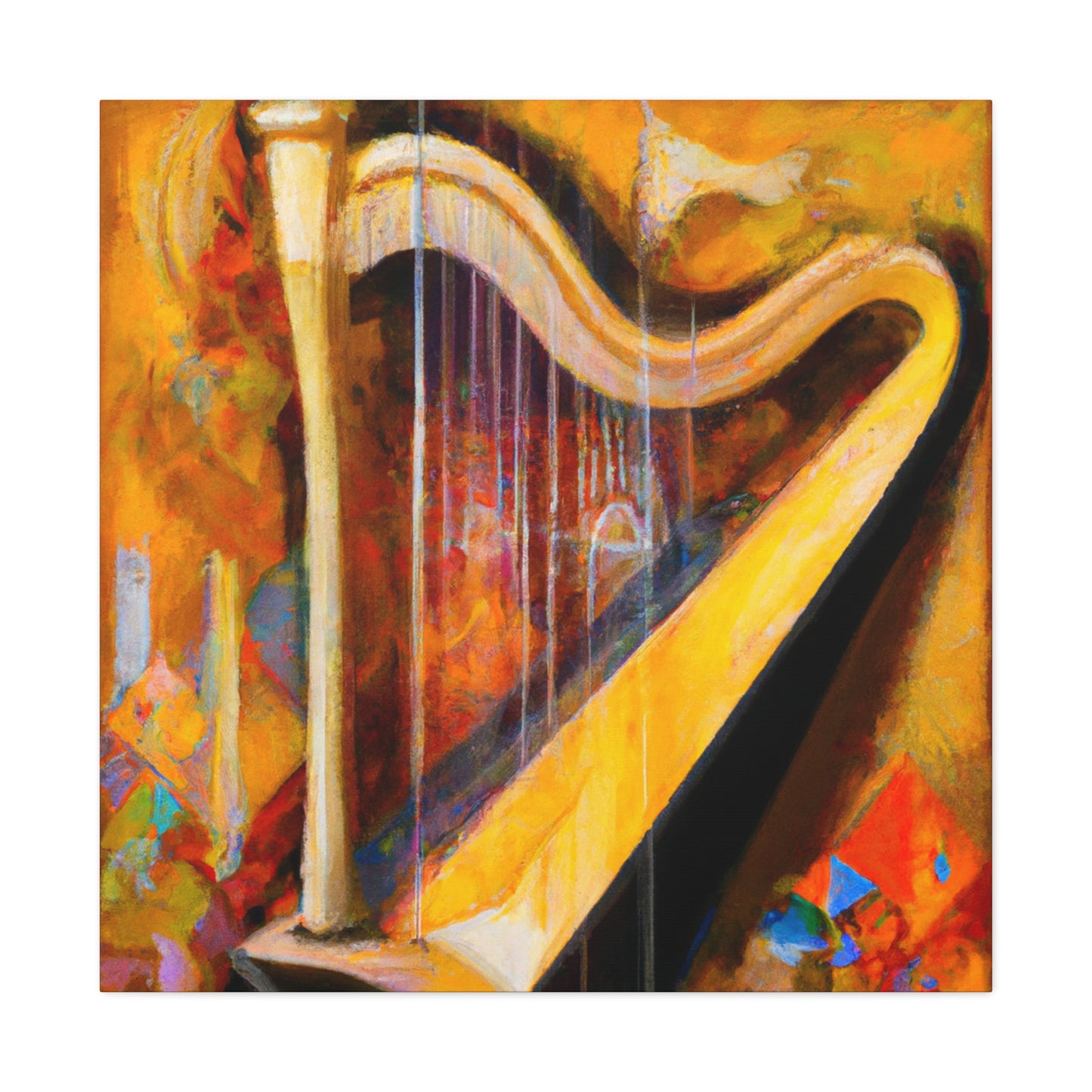 "Harp in Harmony" - Canvas