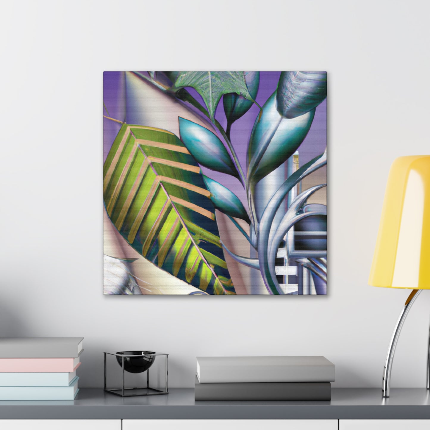 Leaf in Art Deco - Canvas