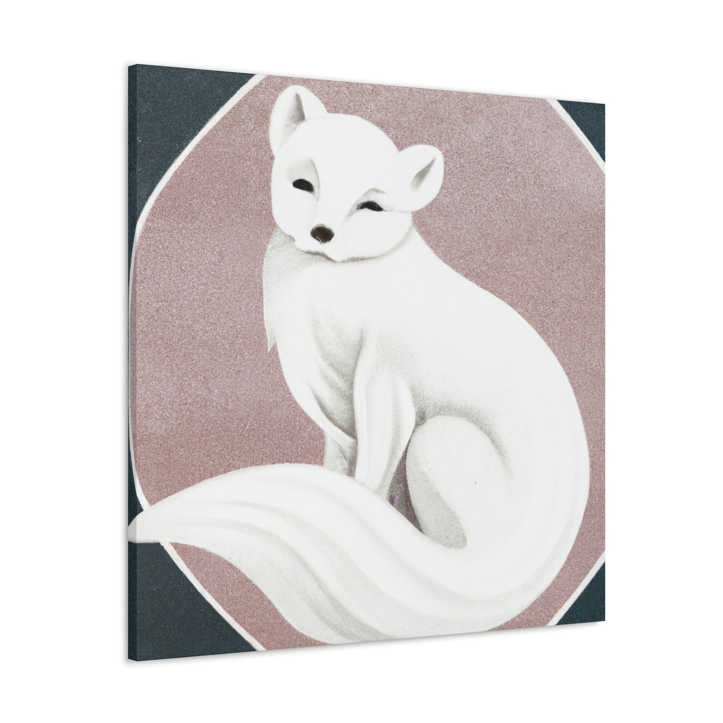 "Arctic Fox in Snow" - Canvas