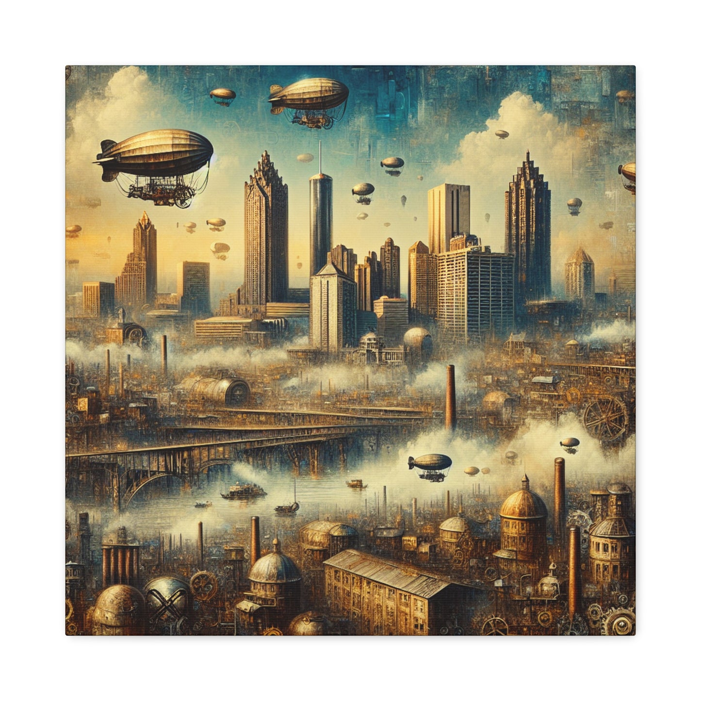 "Steam City Southern Charm" - Canvas