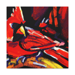 "Cardinal Obeys Nature" - Canvas