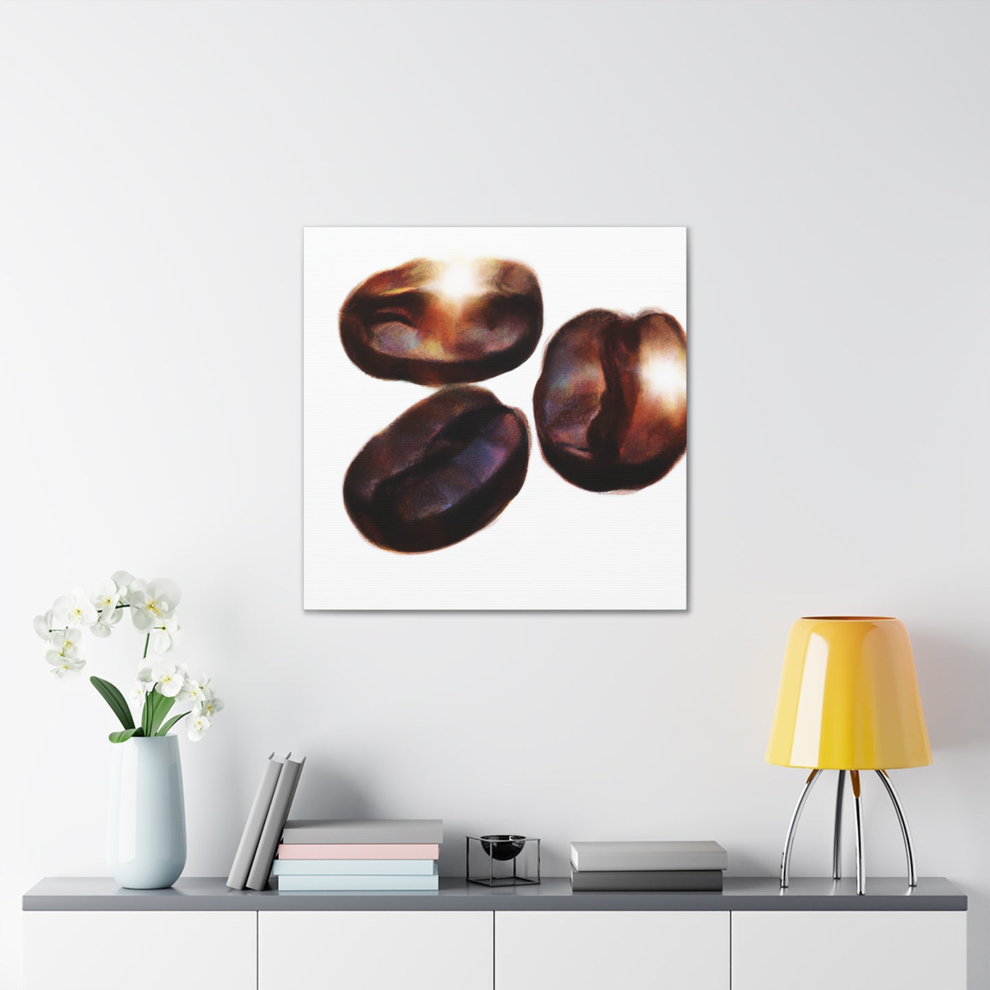 "Coffee Beans Reflections" - Canvas