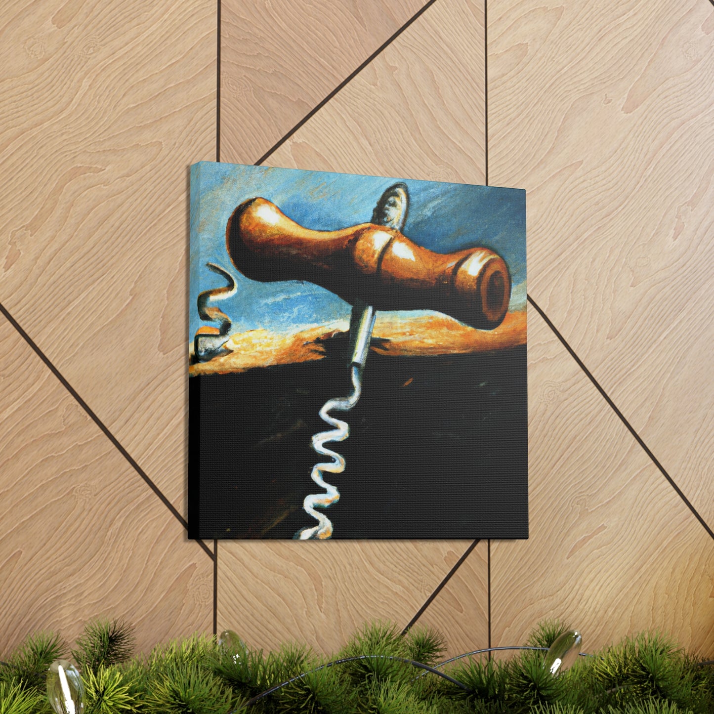 "Corkscrew in Realism" - Canvas