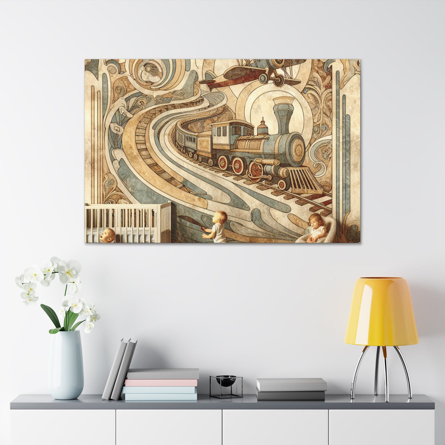 Whimsical Journeys of Motion - Canvas