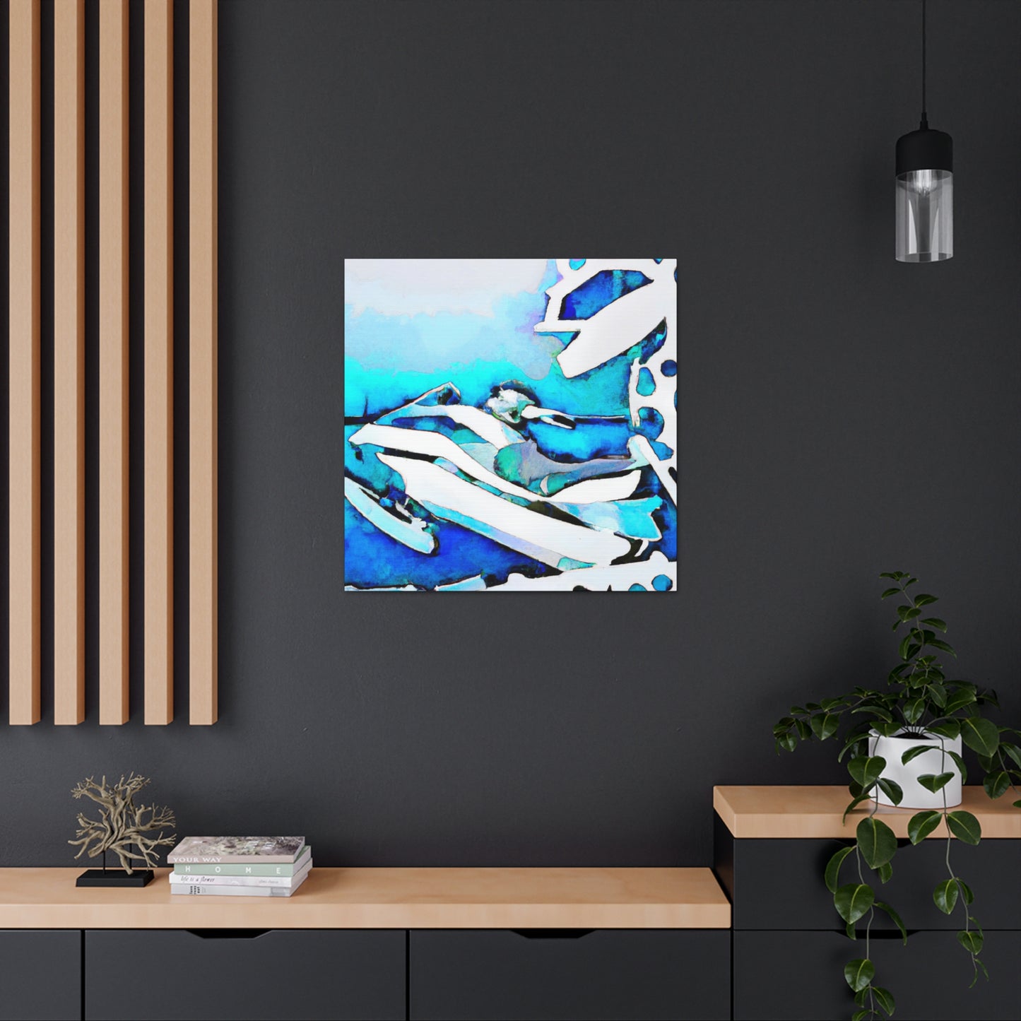 "Jet Skiing Retreats" - Canvas