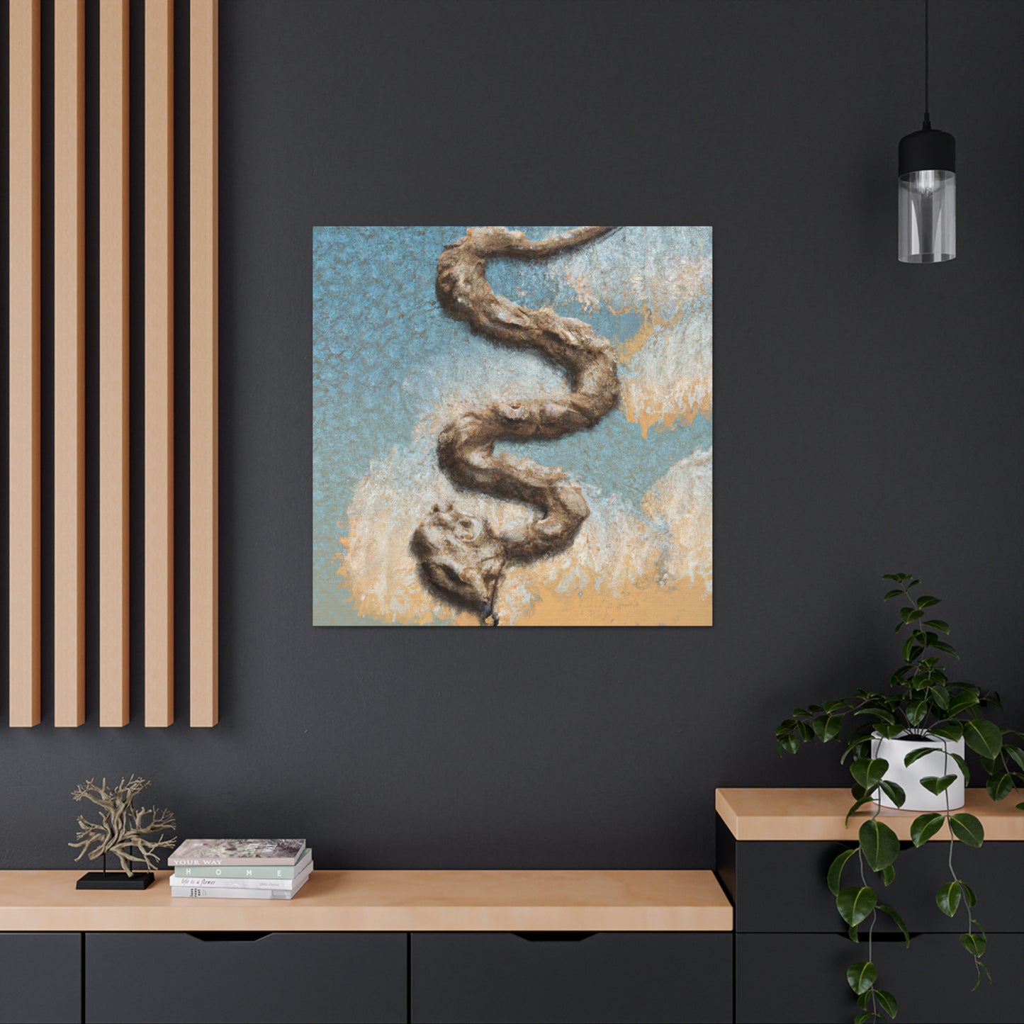 Rattlesnake On Canvas - Canvas