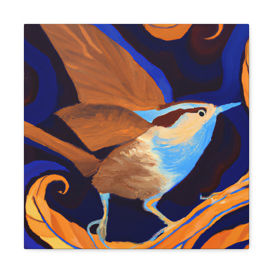 "Carolina Wren Opulence" - Canvas