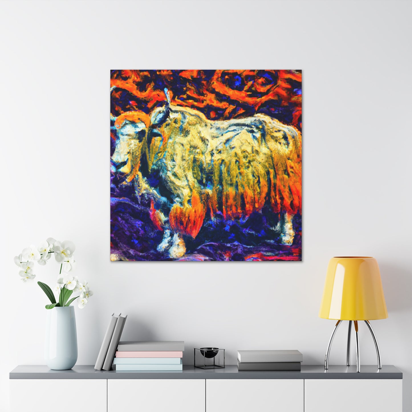 Yak in Impressionism - Canvas