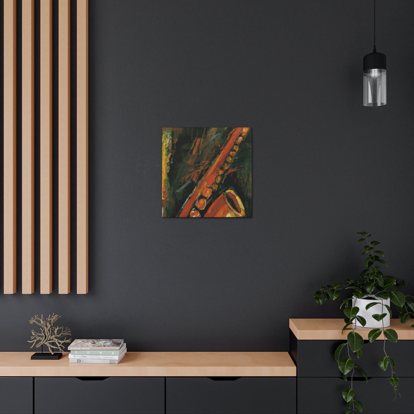 Saxophone's Musical Dance - Canvas