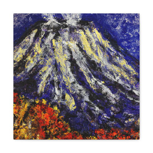 Volcano in Impressionism - Canvas