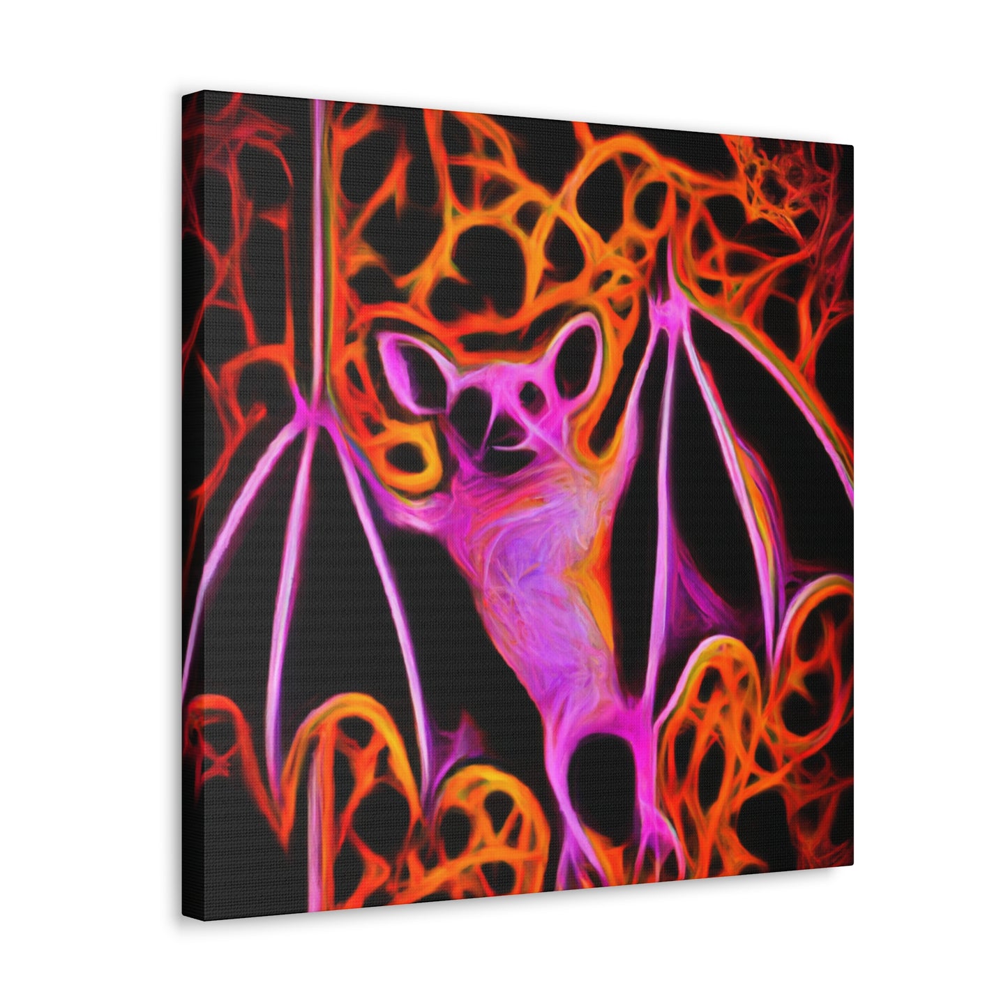 "Flying Fox in Flight". - Canvas