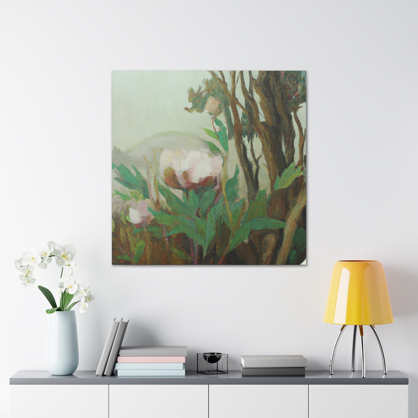 "Peony in Bloom' - Canvas