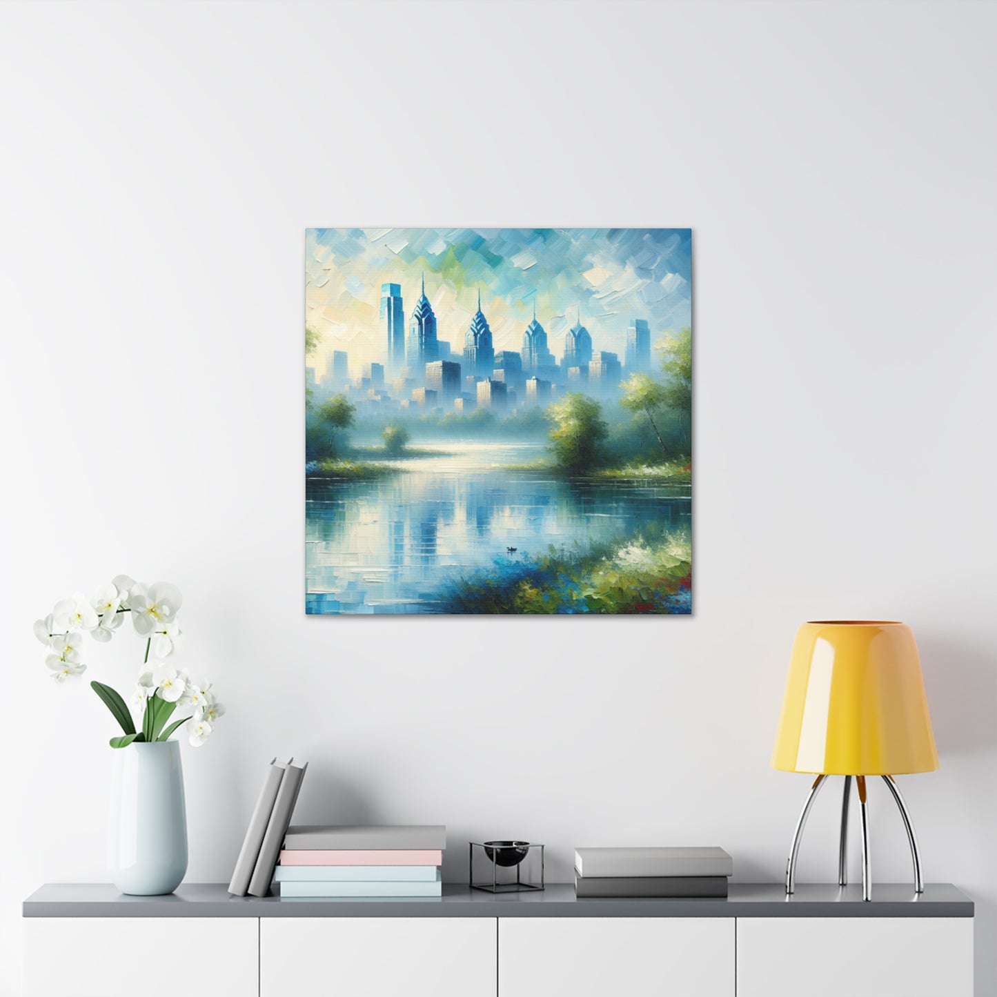 Urban Bliss in Motion - Canvas