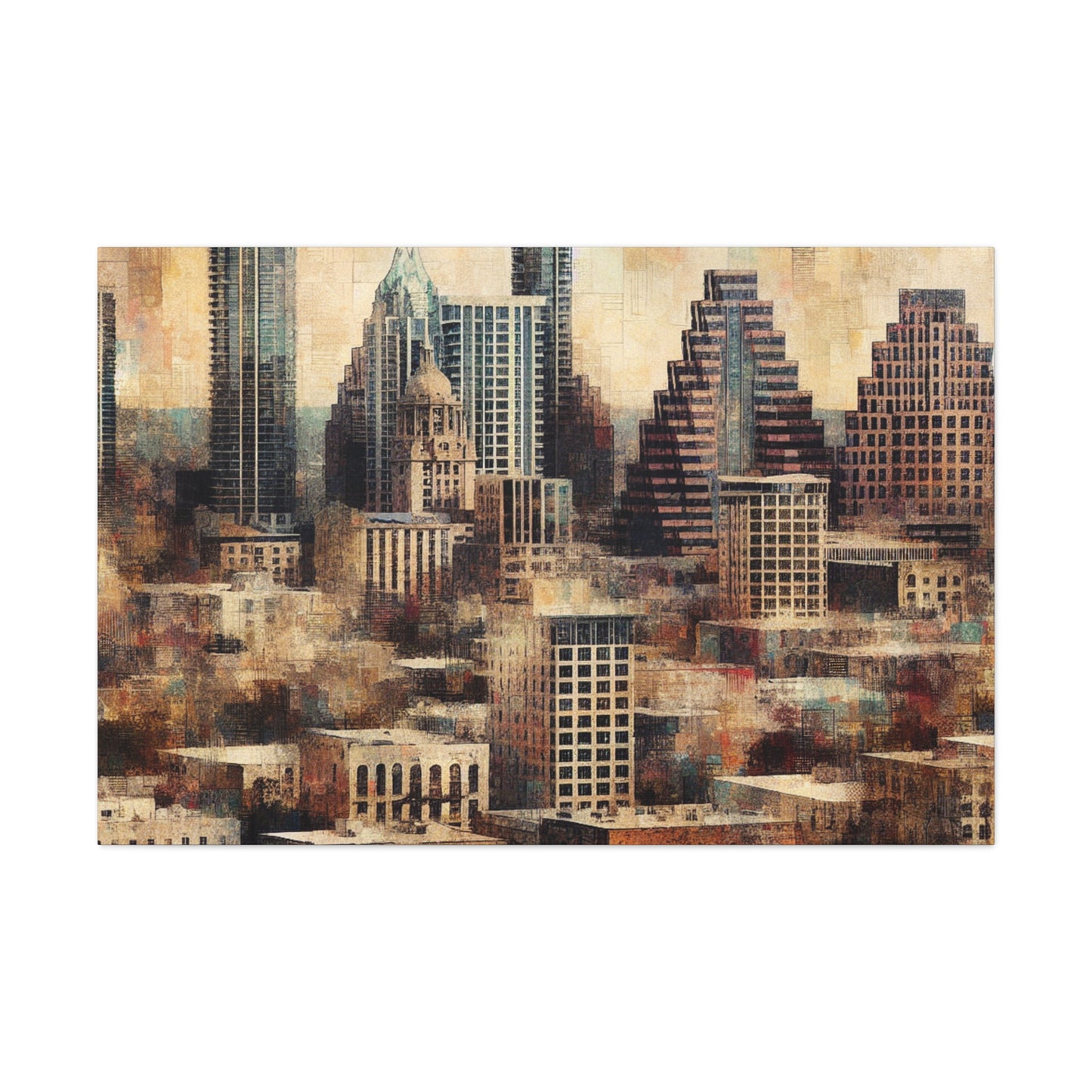 "Vibrant Austin Serenity" - Canvas