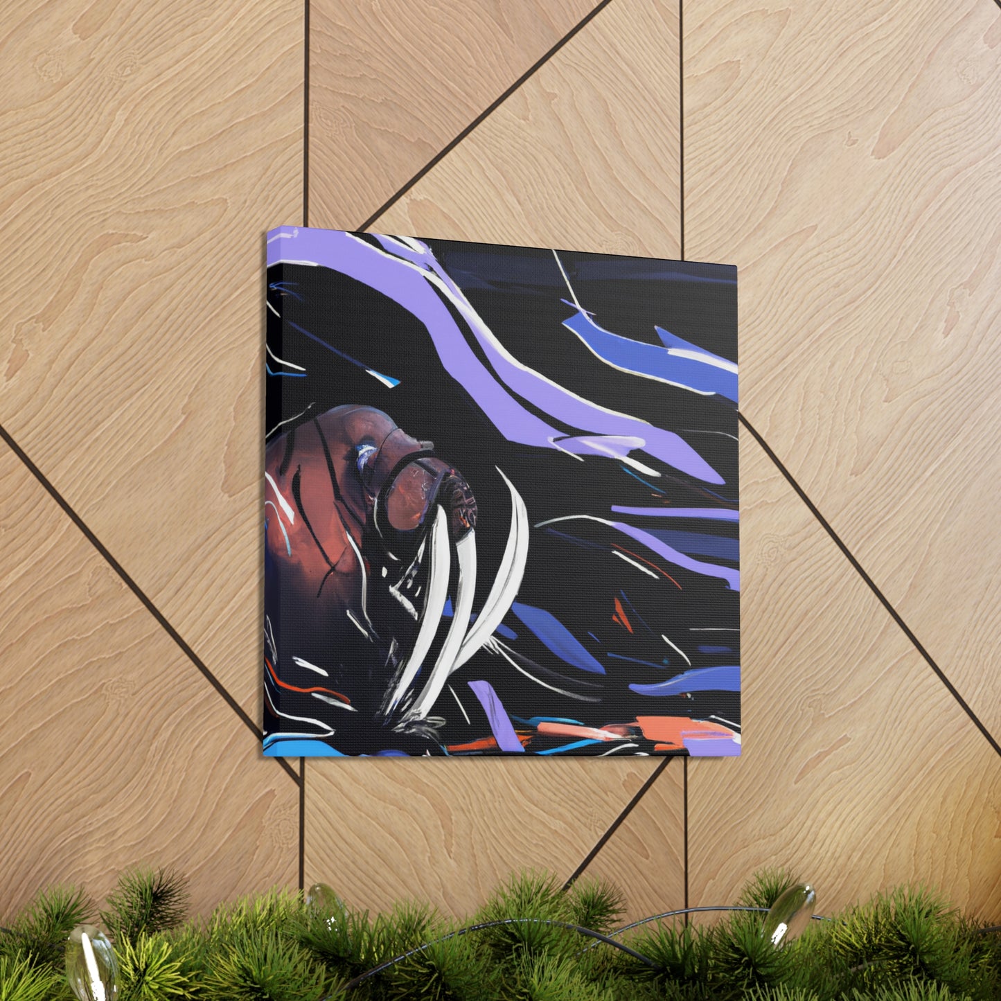 "Walrus on a Canvas" - Canvas