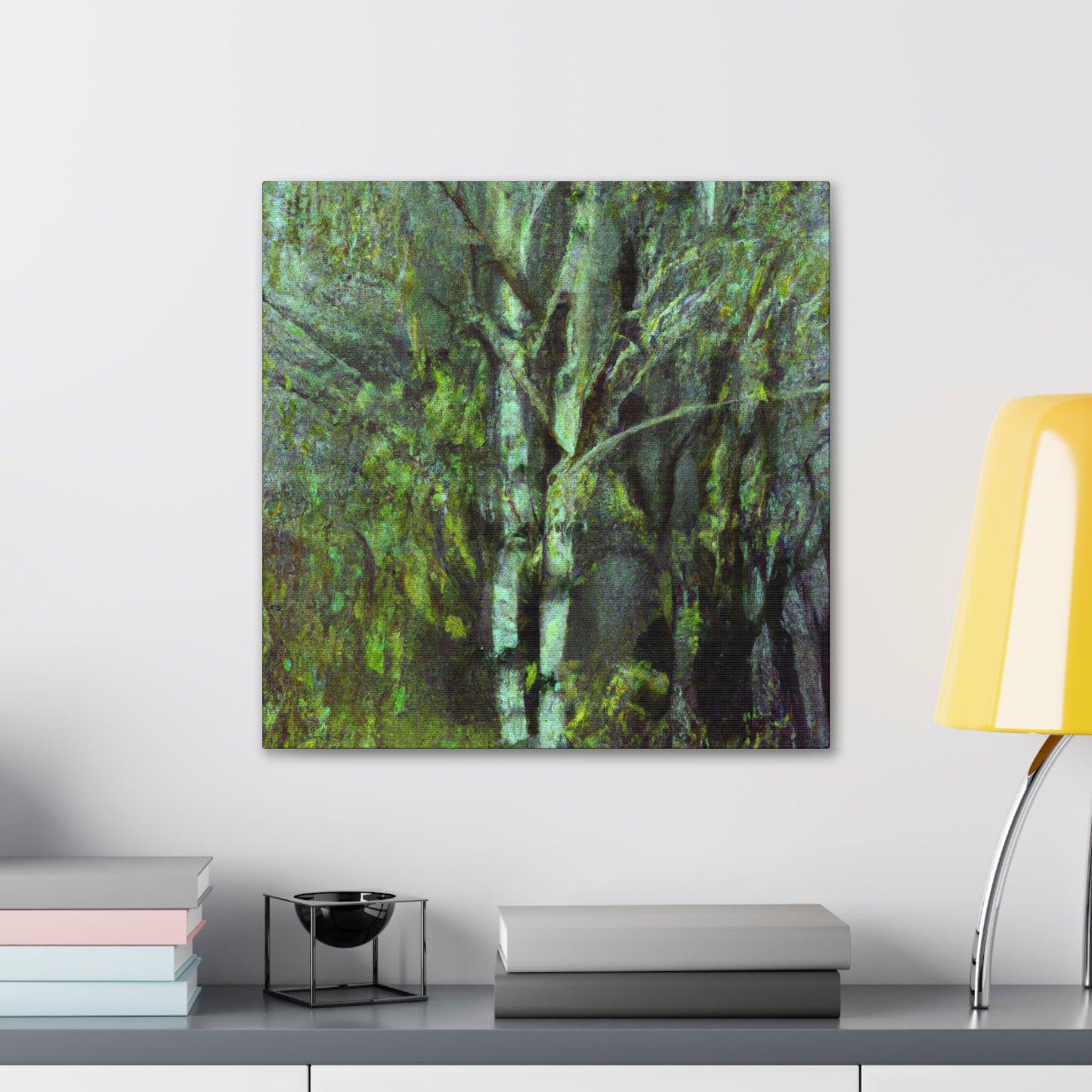 Birch Tree Impressionism - Canvas