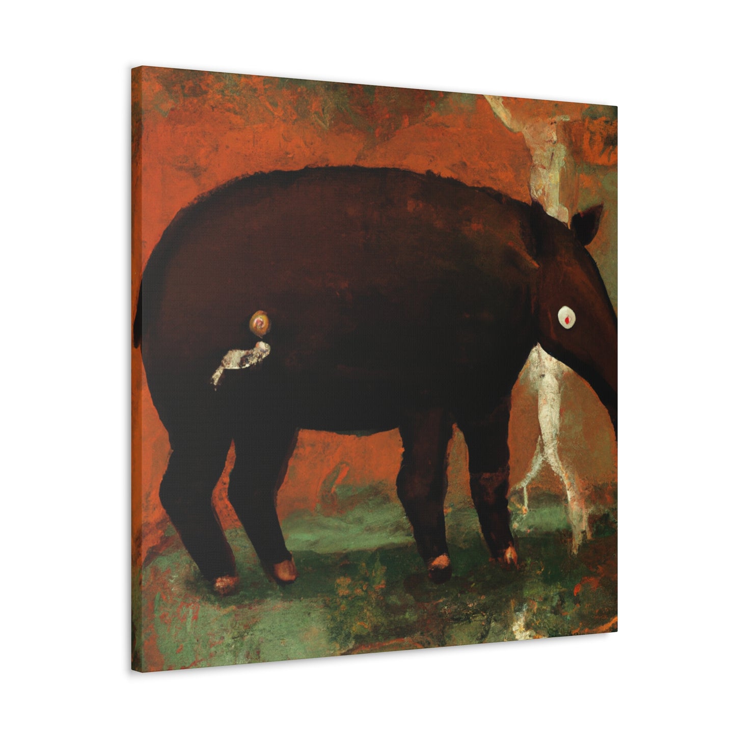 Malayan Tapir Amazement - Canvas